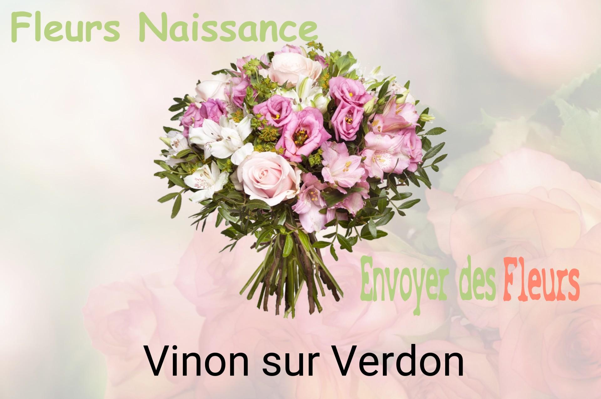 Bouquet de fleurs de naissance livré à Vinon-sur-Verdon
